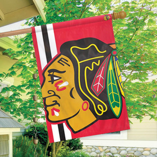 Chicago Blackhawks Bold Logo House Flag