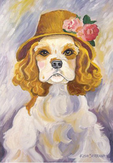 Ruffoir Cocker Spaniel Dog House Flag
