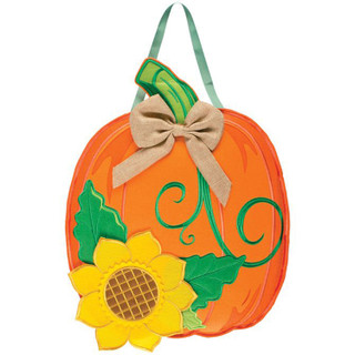 Pumpkin & Sunflower Fall Door Hanger Pumpkin & Sunflower Fall Door Hanger