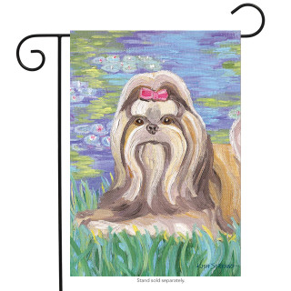 Bonet Shih Tzu Garden Flag