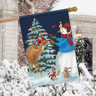 Season Of Giving Christmas House Flag