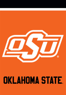 Oklahoma State Cowboys NCAA Licensed Garden Flag by Briarwood Lane, official team logo decorative banner.