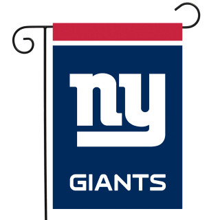 Briarwood Lane New York Giants NFL licensed garden flag with red, white, and blue design.