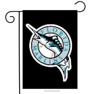 Florida Marlins Applique Garden Flag MLB