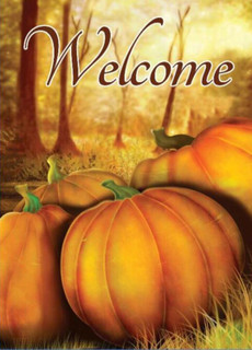 Fall Pumpkin Patch House Flag