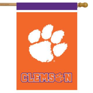 Clemson Tigers NCAA Licensed House Flag
