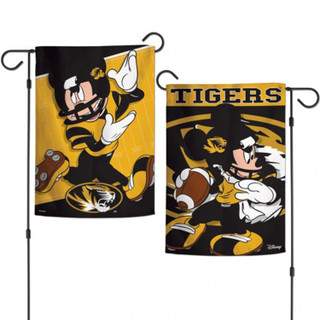 Missouri Tigers NCAA Mickey Mouse Garden Flag