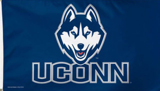 University of Connecticut UCONN Deluxe Grommet Flag