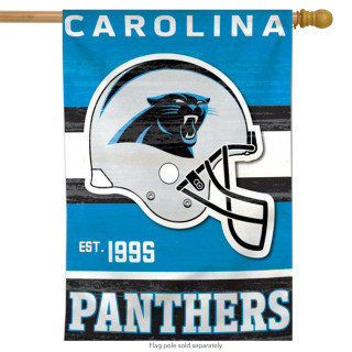 Carolina Panthers Vertical NFL House Flag Carolina Panthers Vertical NFL House Flag