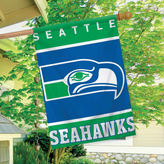 Seattle Seahawks Throwback Vertical Flag