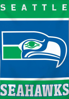 Seattle Seahawks Throwback Vertical Flag