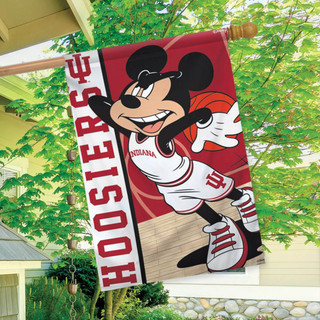 Indiana University Hoosiers NCAA Mickey Mouse House Flag