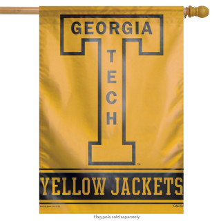 Georgia Tech NCAA Vertical House Flag
