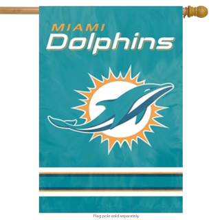 Miami Dolphins Applique Banner Flag