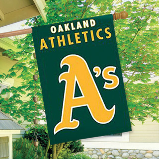 Oakland Athletics Applique Banner Flag
