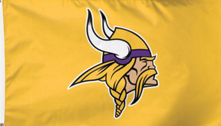 Minnesota Vikings Deluxe NFL Grommet Flag
