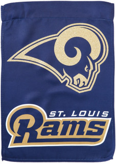 St. Louis Rams NFL Licensed Glitter Garden Flag