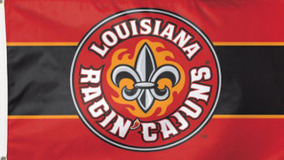 Louisiana NCAA Ragin Cajuns Deluxe Grommet Flag