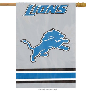 Detroit Lions Applique Banner