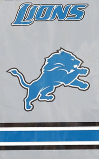 Detroit Lions Applique Banner