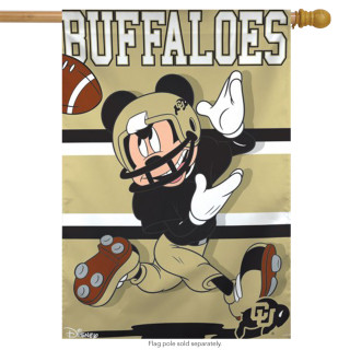 University of Colorado Buffaloes NCAA Mickey Mouse House Flag