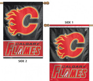 Calgary Flames Vertical House Flag NHL