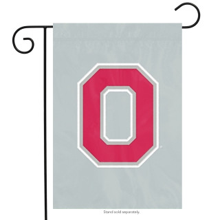 Ohio State University Buckeyes Applique Garden Flag