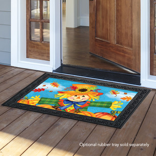 Harvest Celebration Scarecrow Fall Doormat