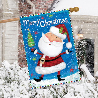 Ready For Christmas House Flag