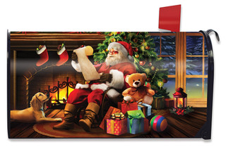 Naughty or Nice Christmas Large / Oversized Mailbox Cover