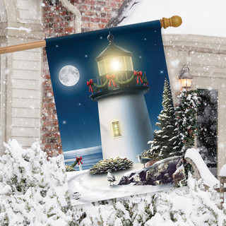 The Endless Night Winter House Flag