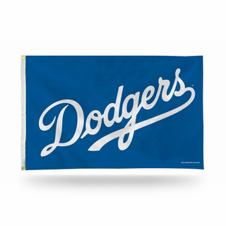 Los Angeles Dodgers Script MLB Grommet Flag