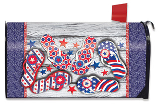 Freedom Flip Flops Summer Mailbox Cover