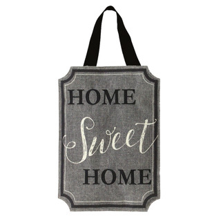 Home Sweet Home Burlap Door Hanger Home Sweet Home Burlap Door Hanger
