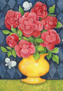 Fresh Bouquet Spring House Flag