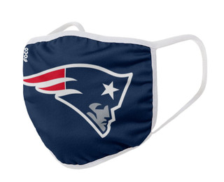 New England Patriots Solid Big Logo Face Mask