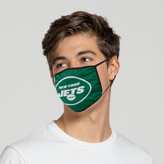 New York Jets Solid Big Logo Face Mask