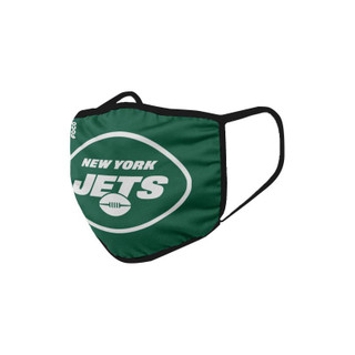 New York Jets Solid Big Logo Face Mask