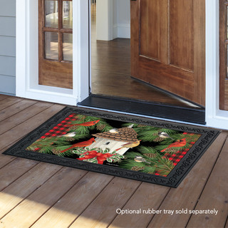 Holiday Bird Gathering Doormat