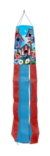 Briarwood Lane American Birdhouses Summer Windsock, red white blue, patriotic birds, cardinal, bluebird, fourth of july.
