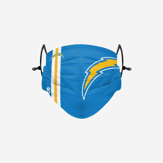 Los Angeles Chargers On-Field Sideline Big Logo Face Mask
