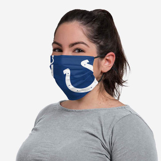 Indianapolis Colts On-Field Sideline Big Logo Face Mask