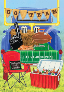 Tailgate Truck Summer Garden Flag