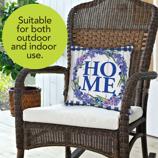 Lavender Home Spring Decorative Pillow