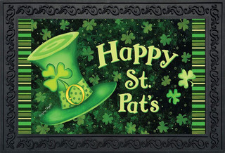 St. Pat's Hat Holiday Doormat