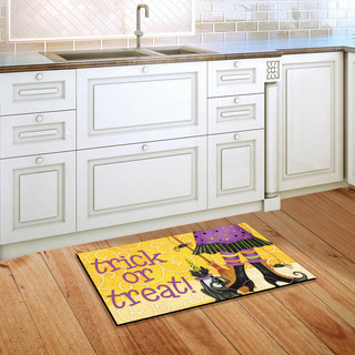 Trick or Treat Witch Halloween Doormat