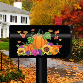 Bountiful Harvest Fall Mailbox Cover