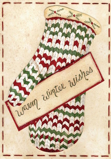 Warm Winter Wish House Flag