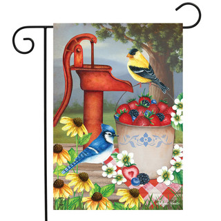 Berry Bounty Spring Garden Flag