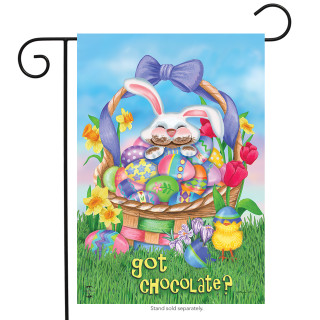 Got Chocolate Easter Garden Flag